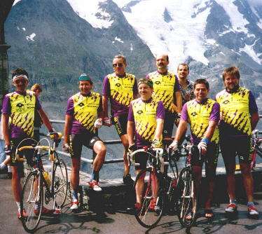 Rennradfahrer Alpenpaßfahrt 1993
